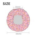 thumbnail image 3 of Donut crumbs Shower Cap, Reusable Bath Hair Hat for all Hair Lengths Hair Cover with Elastic Band Double Waterproof Layers Bathing Hat, 3 of 5