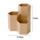 thumbnail image 2 of Portalápices de diamante hexagonal, caja de almacenamiento de papelería para escritorio de estudiante, 2 of 5