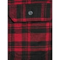 thumbnail image 4 of George Men's and Big Men's Super Soft Flannel Shirt, up to 5XLT, 4 of 5