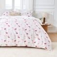 thumbnail image 1 of Hitime Queen Duvet Cover Set, Soft & Breathable Microfiber 3 Pieces Queen Bedding Sets, Pattern Queen Comfy Duvet Cover Set, with Zipper Closure (Queen), 1 of 8