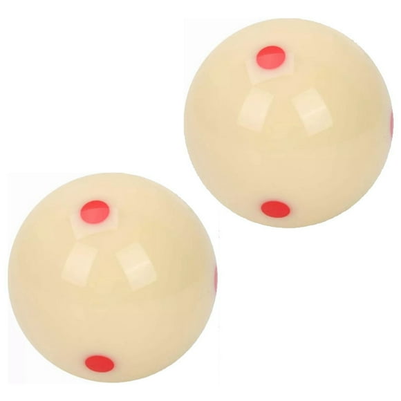 Cue Ball Resin Large Size Pool Training Cue Ball Replacement for Billiard Pool Table Accessories Red Dot,PoolCueBall,BilliardCueBall