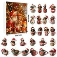 thumbnail image 2 of Hometravel Christmas Countdown Calendar 2025, Cute Acrylic Holiday Decoration with Gift Box, Festive Countdown Display for Family, Friends, Seasonal Celebration, 2 of 5