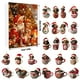 thumbnail image 2 of Herunwer Christmas Dachshund Advent Calendar 2025, 24 Days Holiday Countdown Calendar Box Tree Ornaments Charm, 2D Acrylic Dachshund Pendant, 2 of 5
