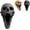 Skull2-B, variant on GOTHIC SKULL SCULPTURE Modern Avant Garde Halloween Desk Decor With Hollow Contours And Geometric Jawlines For Home Office Study