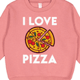 thumbnail image 3 of Inktastic I Love Pizza Toddler Sweatshirt, 3 of 4