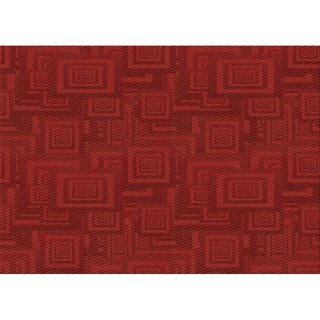 Ahgly Company Tapis d'Intérieur Lavables en Machine Rectangle Transitionnel Rouge Canneberge, 2' x 4'