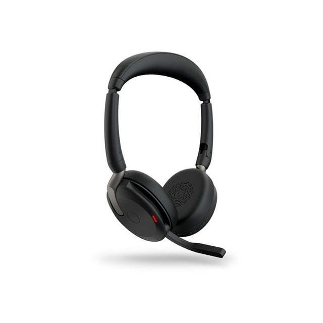 Jabra Auriculares Evolve2 65 Flex UC Stereo, Inalámbrico, Bluetooth, USB A/C, Negro.