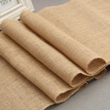 Burlap Hessian Table Runner 12 x 108 Inch Color B