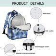 thumbnail image 4 of Colorful Tie Dye Pattern Backpack for School,Cute School Bag,Schoolbag with Adjustable Shoulder Straps & Padded Back,15.25"x11.5"x5.25", 4 of 5