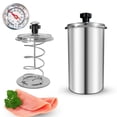 thumbnail image 1 of Ham Meat Press Maker with Thermometer,Stainless Steel Ham Maker,68L Large Capacity Deli Meat Press Cooker for Making Healthy Homemade Meats,Kitchen Bacon Meats Pressure Cookers Boiler Pot, 1 of 5