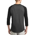 thumbnail image 2 of Ma Croix Mens Baseball Raglan 3/4 Sleeve Plain Jersey Team Uniform Athletic Sportswear T Shirt, 2 of 6