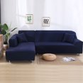thumbnail image 2 of L Shaped Sectional Couch Covers, Elastic Sofa Slipcovers for Sectional Sofa with 2pcs Pillowcases, High Stretch Furniture Protector Covers, 2 of 8