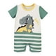 thumbnail image 5 of Pijama de verano para bebé, cuello redondo, dibujos animados, para exteriores 6 a 9 meses, 5 of 9