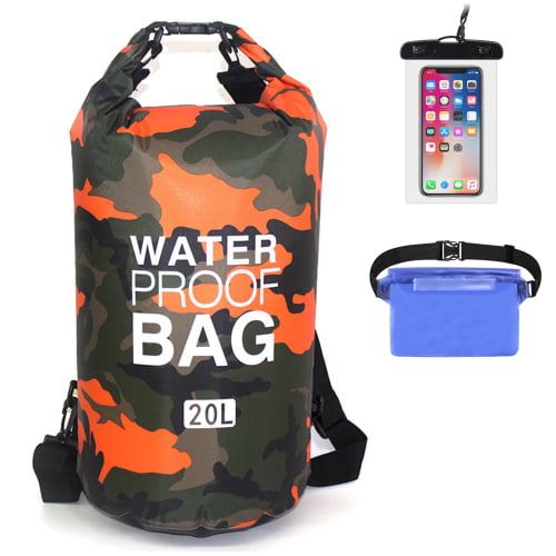 Waterproof Floating Dry Bag Backpack 5L for Boating Hiking Kayaking 