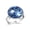 Multi 3, variant on Octopus and Blue Wave Pattern Stainless Steel Rings for Women, Open Adjustable Ring Promise Ring Jewelry Gifts