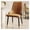 Brown, variant on Dining Chairs Faux Leather Living Room Chairs Upholstered Desk Chair with Wing Back Thickened Metal Legs,Mid Century Modern Kitchen Dining Room Chairs Accent Chairs