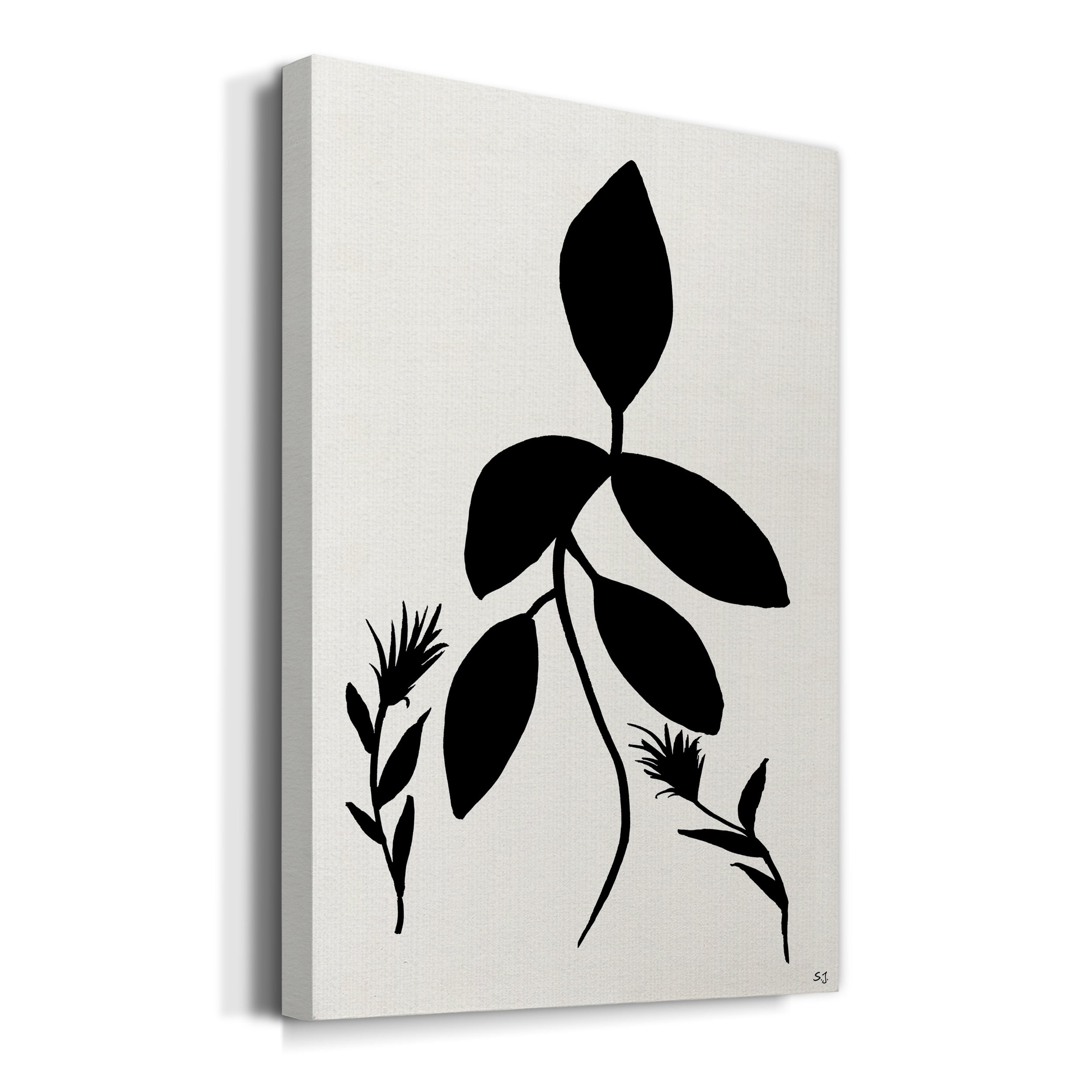 Silhouette Garden I Premium Gallery Wrapped Canvas - Ready to Hang - 24 x 36