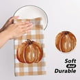 thumbnail image 5 of Fall Kitchen Towels Set of 2,18x26 Inch Pumpkin Hand Towels Hello Fall Decorations for Home Seasonal Autumn Thanksgiving Home Kitchen Decor Dishcloth, 5 of 6