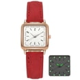 thumbnail image 5 of YZZZJZQL Women'S Watches Fashion Classic Square Quartz Watch Casual Leather Band Wristwatches With Luminouse Easy Read Dial White, 5 of 6