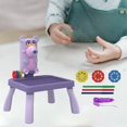 thumbnail image 4 of Yinanstore Kids Drawing Board Doodle Board Table LED Projector Drawing Table for Boys Girls Gifts -, 4 of 8