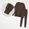 thumbnail image 6 of Mifsaly Track Suits 2 Piece Set for Women Loose Crewneck Sweatshirts and Base Leggings Fall Winter Daily Athletic Running Lounge Matching Outfits, 6 of 7