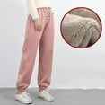 thumbnail image 6 of Women's Solid Color Winter Elastic Waistband With And Drawstring Casual Sports Pants Trousers Pants Women Women's Casual Pants with Pockets Womens on Pants Casual Work Womens Casual Pants with Pockets, 6 of 6