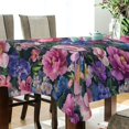 thumbnail image 5 of Yayeee Tablecloths 54" x 54" Rectangle Wrinkle Resistant Party Table Cover, Soft Pinks Flowers, 5 of 8