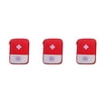 thumbnail image 4 of sweethay Bolsas de almacenamiento de bastoncillos de algodón de emergencia de tela Oxford Estuches organizadores de pastillas Rojo L Rojo L 3Conjunto, 4 of 6