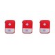 thumbnail image 4 of Ounissouiy Bolsas de almacenamiento de emergencia de tela Oxford Pastillas Tabletas Organizador Estuche Rojo L Rojo L 3piezas, 4 of 6