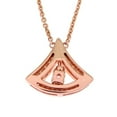 thumbnail image 3 of Pre-Owned Bvlgari Diva's Dream Diamond Women's Necklace in 750 Pink Gold (Good), 3 of 10