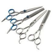 Hair Thinning Shears Professional Teeth Scissors with Adjustable Screw Barber Scissor for Texturizing Styling - Stainless Steel