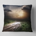 thumbnail image 2 of Designart 18" x 18" Green Polyester Throw Pillow, 2 of 5