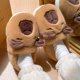 thumbnail image 3 of Pantuflas Mullidas para Parejas Carpincho Felpa Lindas Antideslizantes Otoño E Invierno, 3 of 9