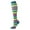 Green, variant on Xfvqtps Mens and Womens Knee High Socks Colorful Stripe Long Tube Personality Comfortable Breathable Soft Sports Cotton Socks Black