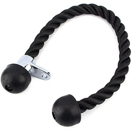 Tricep Rope,Gym Cable Accessorie Push Pull Down Cord Press Multi Gym Bodybuilding Cable (Best Tricep Workout At Home)