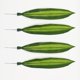 thumbnail image 2 of 10 piezas de plantas falsas Dracaena Fragrans hojas tropicales artificiales de una sola hoja verde para decoraciones de fiesta de cocina casera (verde oscuro), 2 of 5