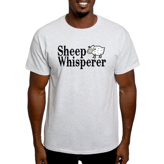 CafePress - Sheep Whisperer Light T Shirt - Men's Classic Graphic T-Shirt