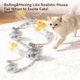 thumbnail image 2 of Juguete interactivo para gato Migipaws MigiMouse de peluche rodante, 2 of 7