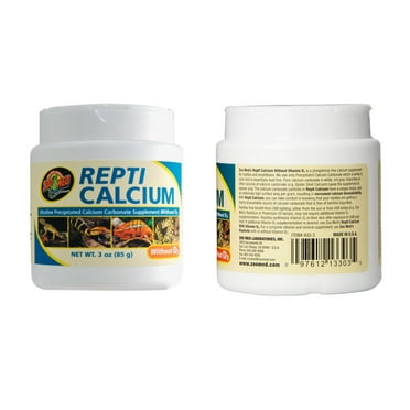 Zoo Med Repti Precipitated Calcium Carbonate Ultra Fine 3 oz Supplement