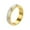 Gold, variant on BAYAIXZ Ring Women Turnable Decompression Scrub Pattern Alloy Inlaid Rhinestone Female Ring Popular Exquisite Ring Simple Fashion Jewelry Wedding Wedding Band Women (Gold,6)