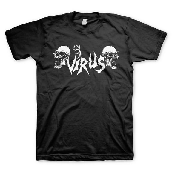 Men's Virus Logo T-shirt Large Black