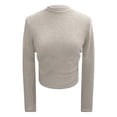 thumbnail image 5 of Women T Shirts Long Sleeve Crew Neck Slim Fit Basic Tops Daily Wear Fall Fashion Cute Shirts Size M, 5 of 6