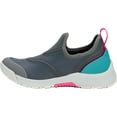 thumbnail image 4 of Botas MUCK Outscape Low para mujer, gris oscuro/verde azulado/rosa, talla 5, 4 of 7