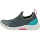 thumbnail image 4 of Botas MUCK Outscape Low para mujer, gris oscuro/verde azulado/rosa, talla 5, 4 of 7