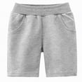 thumbnail image 2 of NOLDARES Baby boy Toddler Cotton Shorts Baby Pull-on Shorts with Drawstring Soft Summer Clothes for Daily Wear(Light Gray,4-6 Years), 2 of 4