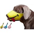 thumbnail image 1 of Dog Muzzle, Smiley Face Muzzle With Soft Breathable Air Mesh Nylon, Anti Biting Barking Chewing, Adjustable Dog Mouth Cover (yellow, M), 1 of 5