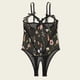 thumbnail image 3 of Gibobby Conjunto de lencería Sexy Lencería sexy para mujer, camisón de encaje con camisola de encaje para mujer lencería(Negro, CH), 3 of 5