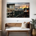 thumbnail image 3 of Elephant Stock Ny City - Subway Wall Art - Horizontal Canvas Wall Art - Living Room Wall Decor - City Canvas - Brown And Blue Decor By Philippe Hugonnard - 51" x 34", 3 of 8