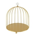 thumbnail image 2 of TOPINCN Soporte Organizador De Cosméticos Para Jaula De Pájaros De Metal, Estante Dorado Para , Maquillaje, Joyería, Jaula De Hierro, Decoración De Mesa, Bandeja De, 2 of 7