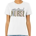 thumbnail image 2 of Correctional Nurse Leopard Print Shirt Unisex 4X-Large White, 2 of 5